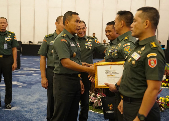 Selamat! Kodam II/Sriwijaya Raih Peringkat Ke-2 dari Mabes TNI AD