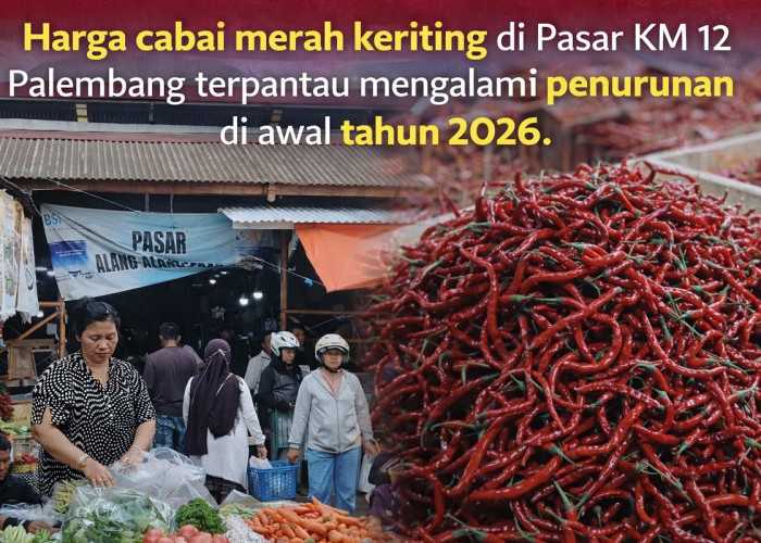 Pantauan Pasar, Harga Cabai Turun di Awal Tahun 2026
