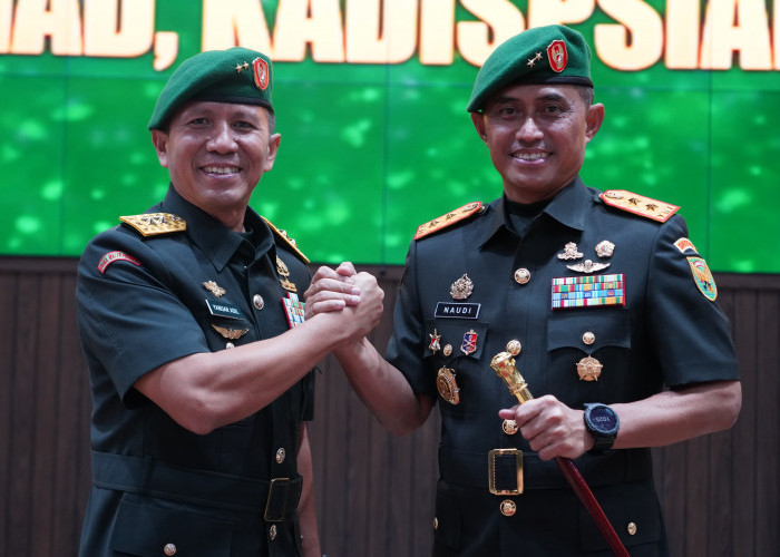 Mayjen TNI Naudi Nurdika Resmi Jabat Pangdam II Sriwijaya