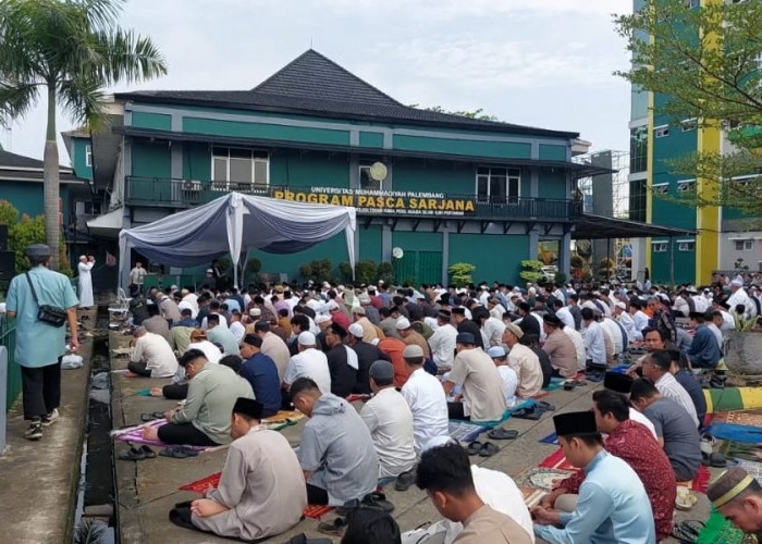Sholat Idul Fitri 1447 H di UMP Berlangsung Khidmat, Ribuan Jamaah Padati Lokasi