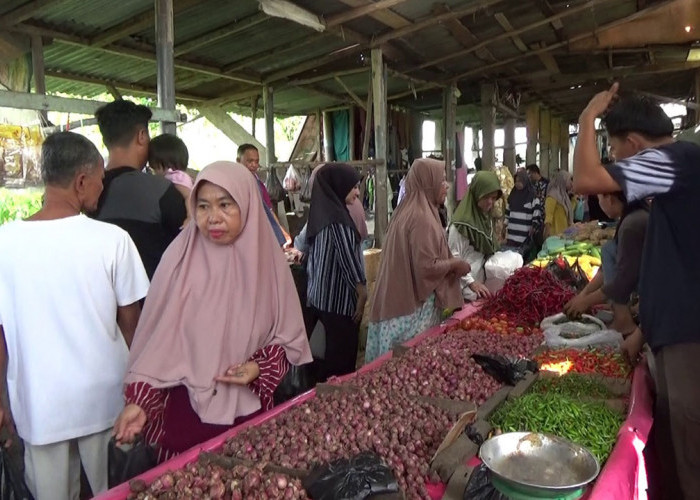 Harga Sembako dan Sayuran di Pasar Pocong Palembang Naik Jelang Iduladha