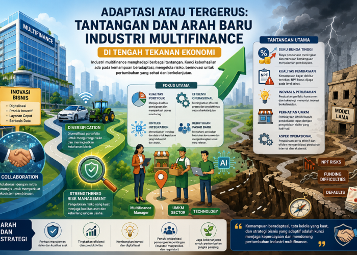 Adaptasi atau Tergerus: Tantangan dan Arah Baru Industri Multifinance di Tengah Tekanan Ekonomi