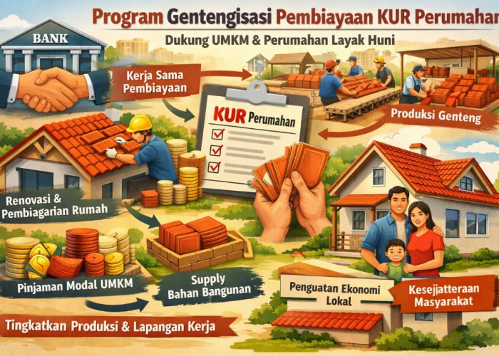 Pembiayaan KUR Perumahan Didorong untuk Sukseskan Gentengisasi