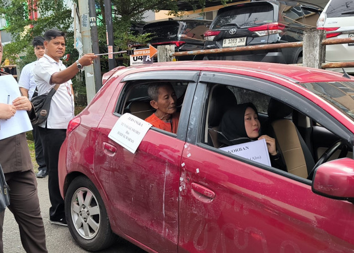 Ternyat Begini Rekonstruksi Selengkapnya Pembunuhan Guru di Palembang