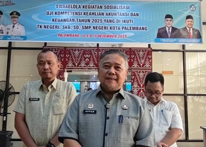 Disdik Palembang Gelar Sosialisasi Peningkatan Kompetensi Bendahara BOS 
