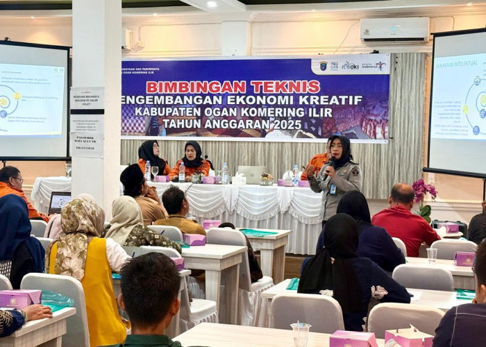 Perkuat Ekonomi Kreatif Daerah, Kanwil Kemenkum Sumsel Dampingi UMKM OKI Lindungi Merek dan Hak Cipta