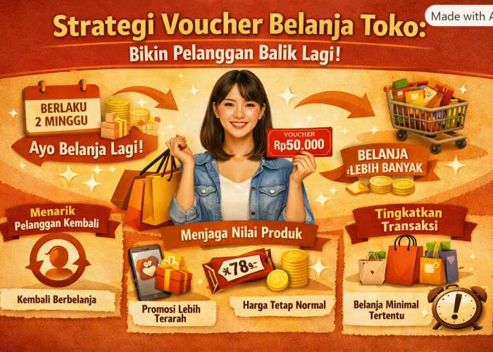 Dapat Voucher Belanja? Ini Strategi Toko agar Kamu Balik Lagi