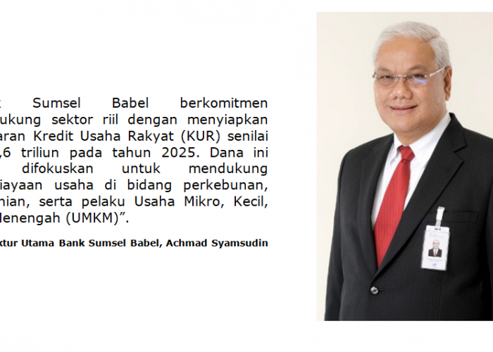 Siap-siap! Bank Sumsel Babel Alokasikan Rp1,6 Triliun KUR