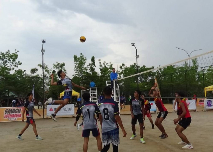 Combet Lahat Melaju ke Perempat Final Open Tournament Volleyball Piala Pangdam II Sriwijaya