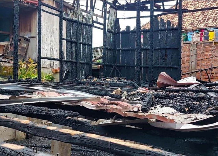 Diduga Korsleting Listrik, Rumah Panggung Semipermanen di 5 Ulu Palembang Hangus Terbakar