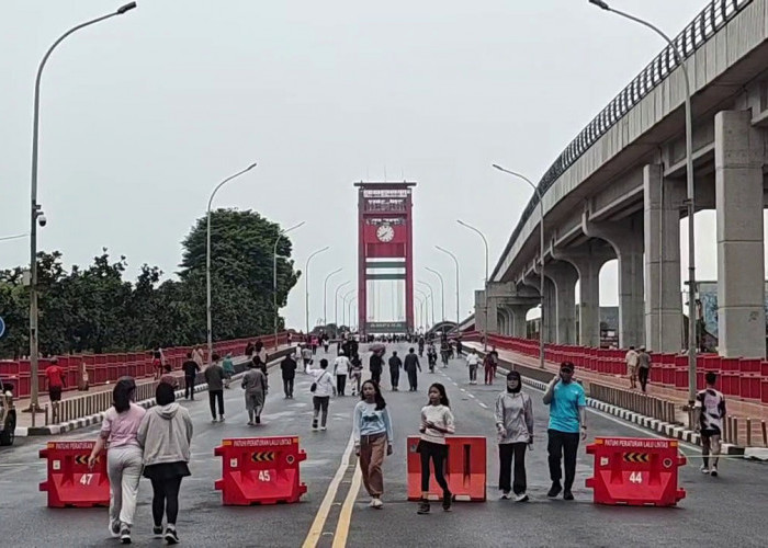 Uji Coba CFD Kedua, Satlantas Polrestabes Palembang Imbau Warga Gunakan Jalur Alternatif