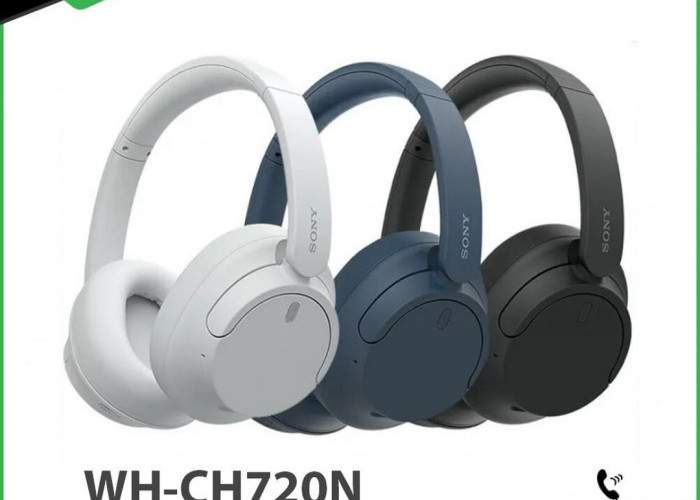 Headset Sony WH-CH720N Headphone Nirkabel Peredam Bising Nirkabel Sup Alfabet Terbaru