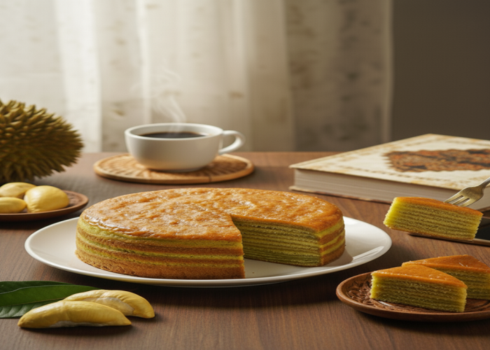 Kue  Lapit Legit Durian Khas Palembang – Perpaduan Harum Durian dan Manisnya Tradisi