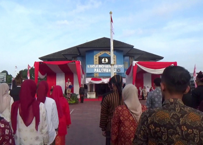 Imigrasi Palembang Gelar Upacara HUT Kemerdekaan RI, Fokus Tingkatkan Pelayanan dan Pengawasan WNA