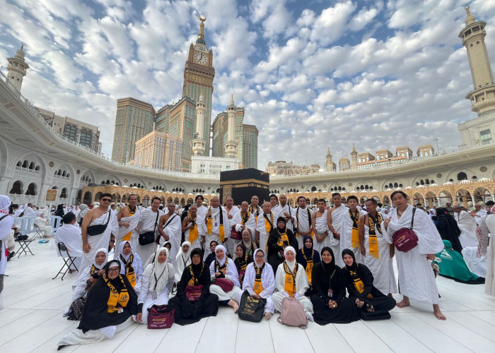Perpisahan Haru Jamaah Holiday Angkasa Wisata di Kota Suci Mekkah, Thawaf Wada’ Sebelum Bertolak ke Madinah