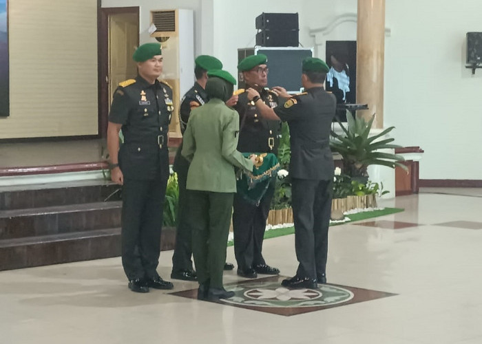 Pangdam II/Sriwijaya Lantik Brigjen TNI Adri Koesdiyanto Sebagai Danrem 044/Gapo