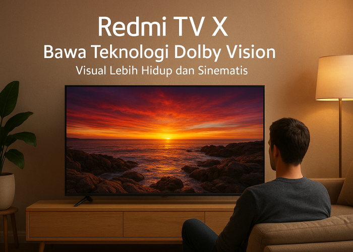 Redmi TV X Bawa Teknologi Dolby Vision: Visual Lebih Hidup dan Sinematis di Ruang Tamu