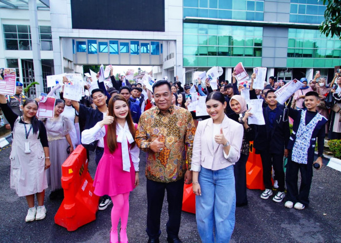 Audisi Pencarian Bakat Membludak di Sekayu, Bupati Toha Berikan Semangat Kepada Ribuan Peserta