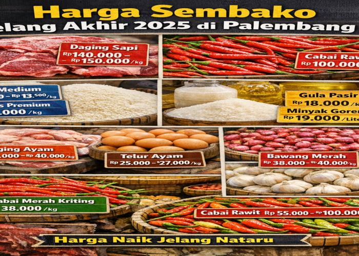 Stok Aman, Namun Harga Beberapa Sembako Naik di Penghujung Tahun