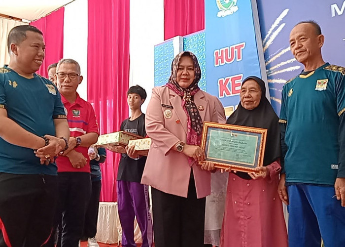 Wabup Muara Enim Apresiasi Keguyuban Desa Muara Gula Baru 