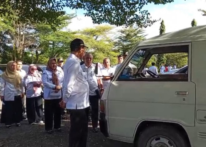 Pastikan Kelayakan Mobil Dinas, Pemkab Muara Enim Lakukan Pengecekan Aset