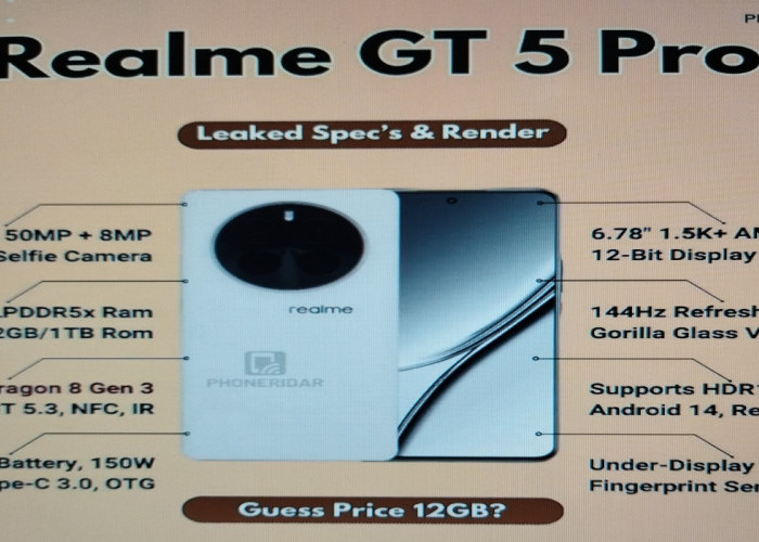 Realme GT5 Pro akan diluncurkan dengan layar yang sangat terang