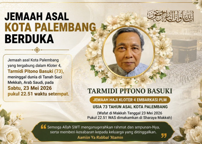 Satu Lagi Jemaah Haji Embarkasi Palembang Meninggal di Tanah Suci