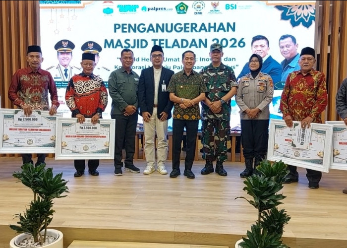 5 Masjid di Palembang Raih Predikat Teladan 2026