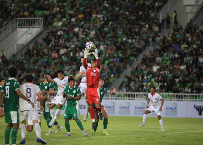 Sumsel United menelan kekalahan perdana di kandang PSMS dengan skor 2-0