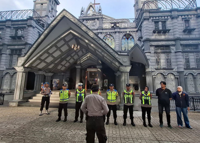 Polisi Pastikan Ibadah Kenaikan Yesus Kristus di Palembang Berlangsung Aman dan Kondusif