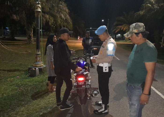 Jelang Puncak HUT ke-19 Ogan Ilir,  Polsek Indralaya Perketat Pengamanan di Tanjung Senai
