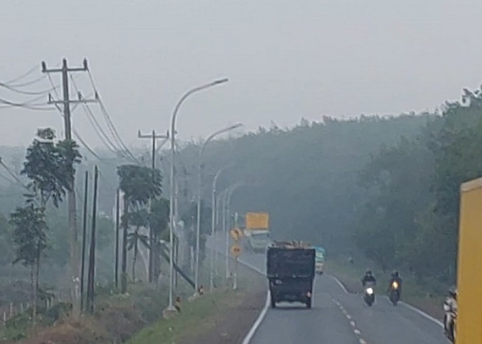 Kabupaten Banyuasin Dilanda Kabut Asap Karhutla, Masyarakat Diimbau Hindari Polusi Udara dan Jaga Kesehatan