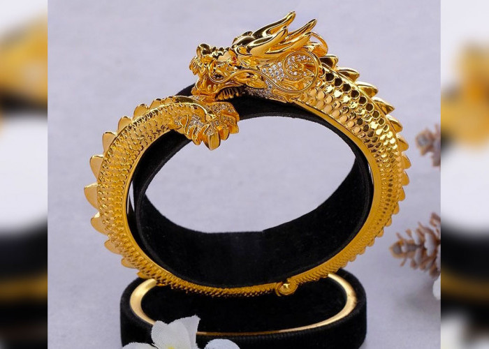 Model Gelang Emas Naga 916, Perhiasan Mewah yang Memancarkan Kesan Berwibawa