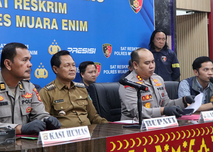Polisi Amankan Komplotan Pencuri Rolling Door dan Aset Pasar Inpres Muara Enim