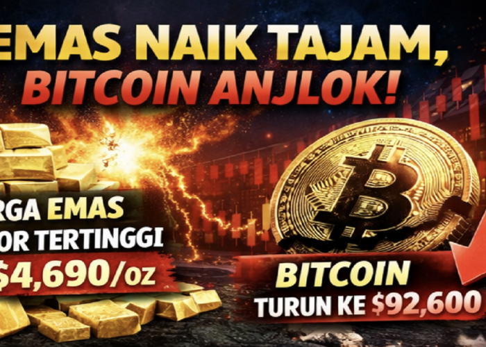 Perang Tarif AS–Eropa Meledak! Emas Cetak Rekor Fantastis, Bitcoin Justru Terguncang