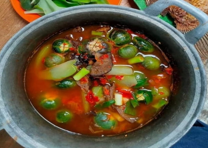 Lezatnya Hehancang Tehung, Kuliner Khas Pagar Alam Berbahan Terong Bulat