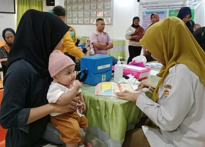 PIN Polio Dimulai, Puskesmas 4 Ulu Palembang Tagetkan 7.286 Anak Dapat Imunisasi