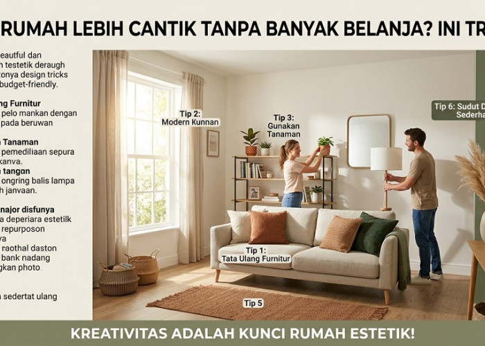 Ingin Rumah Lebih Cantik Tanpa Banyak Belanja? Ini Triknya