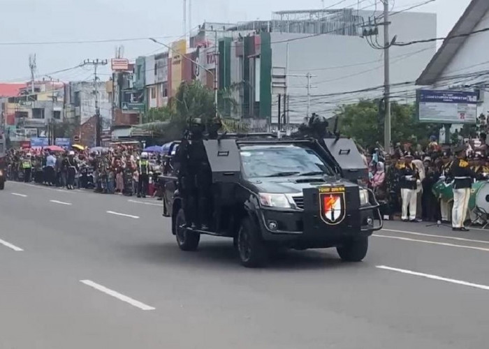  HUT TNI ke-79, Kodam II/Sriwijaya Gelar Upacara dan Defile Pasukan Serta Pameran Alutsista 