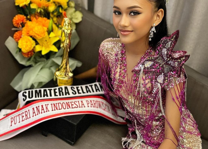 Key Giffary Harumkan Nama Sumatera Selatan di Ajang Puteri Anak Indonesia 2024