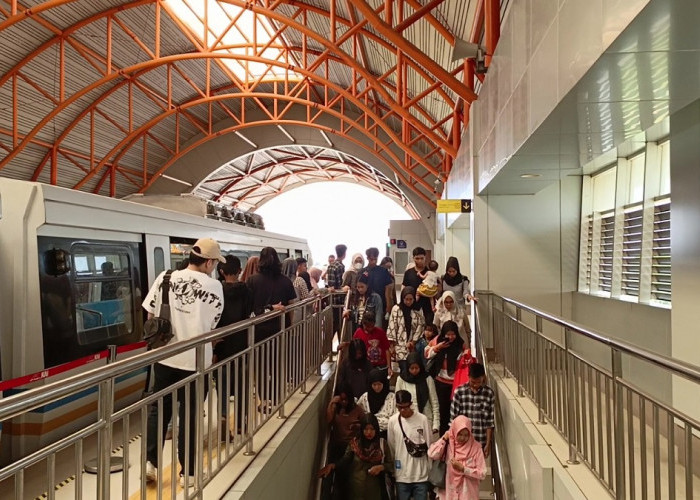 Kabar Gembira! LRT Sumsel Menambah 8 Perjalanan untuk Mendukung Transportasi Masa Libur Idul Fitri 1445 H