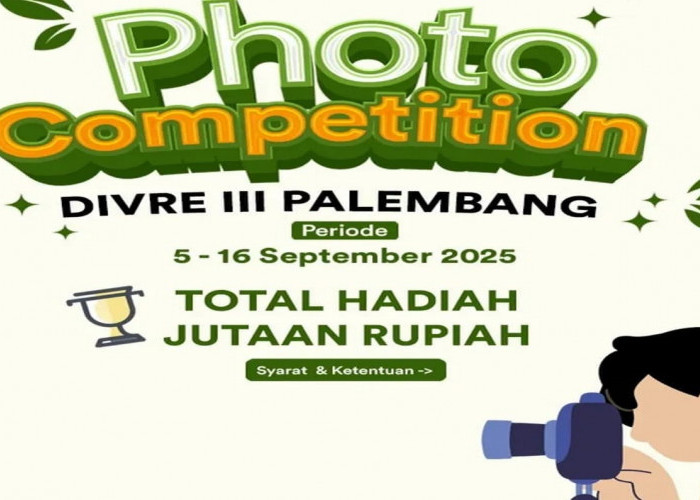 Ayo Wong Sumsel Abadikan Momen Terbaik Perjalanan Kereta Api, Ikuti Lomba Bertemakan Perkeretaapian 