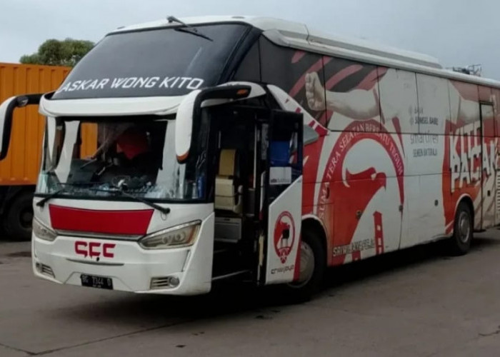 Sriwijaya FC Bertolak ke Banten Naik Bus, Dukungan Suporter Terus Mengalir