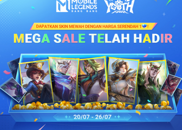 Mobile Legends: Bang Bang Mega Sale 2024 - Dapatkan Skin Mewah dengan Harga Serendah 1 Diamond!