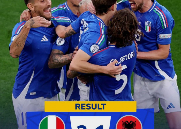 Sempat Tertinggal, Juara Bertahan Italia Akhirnya Unggul Atas Albania