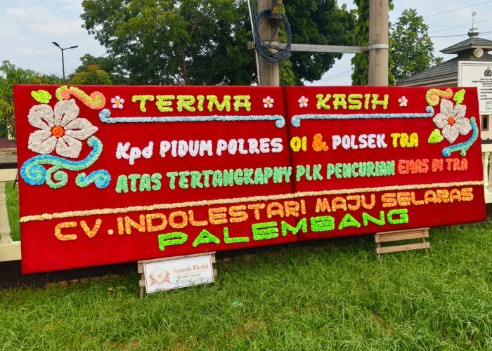 Polsek Tanjung Raja Banjir Karangan Bunga, Ungkap kasus 23 Suku Emas 