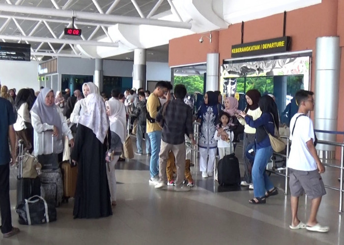 119 Ribu Penumpang Tercatat, Arus Balik di Bandara SMB II Mulai Meningkat