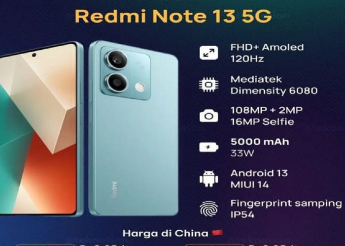 Calon Smartphone Terbaik 2024 Redmi Note 13 Series Resmi Diluncurkan