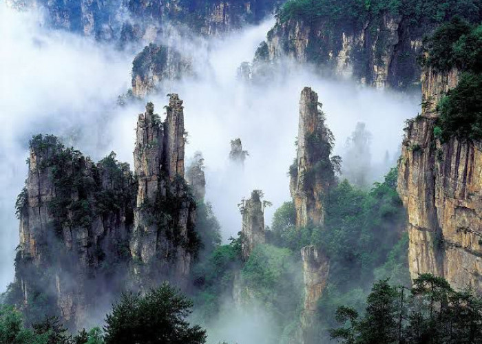 Pegunungan Tianzi, Situs Warisan Dunia yang mirip dengan gunung di Film Avatar 