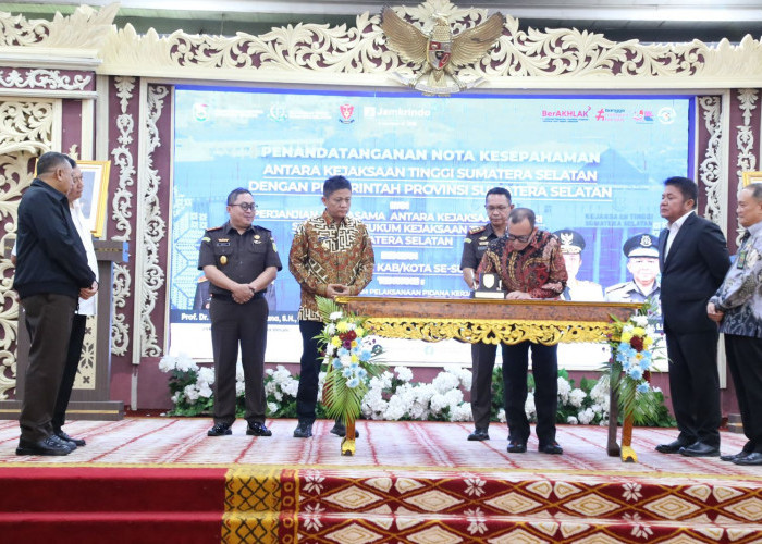 Sinergi Pelaksanaan Pidana Kerja Sosial, Pemkab OKU Lakukan MoU Dengan Kejari OKU